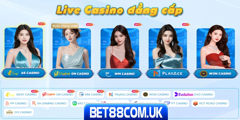 Casino Live - Sòng bạc trực tuyến số 1 Việt Nam